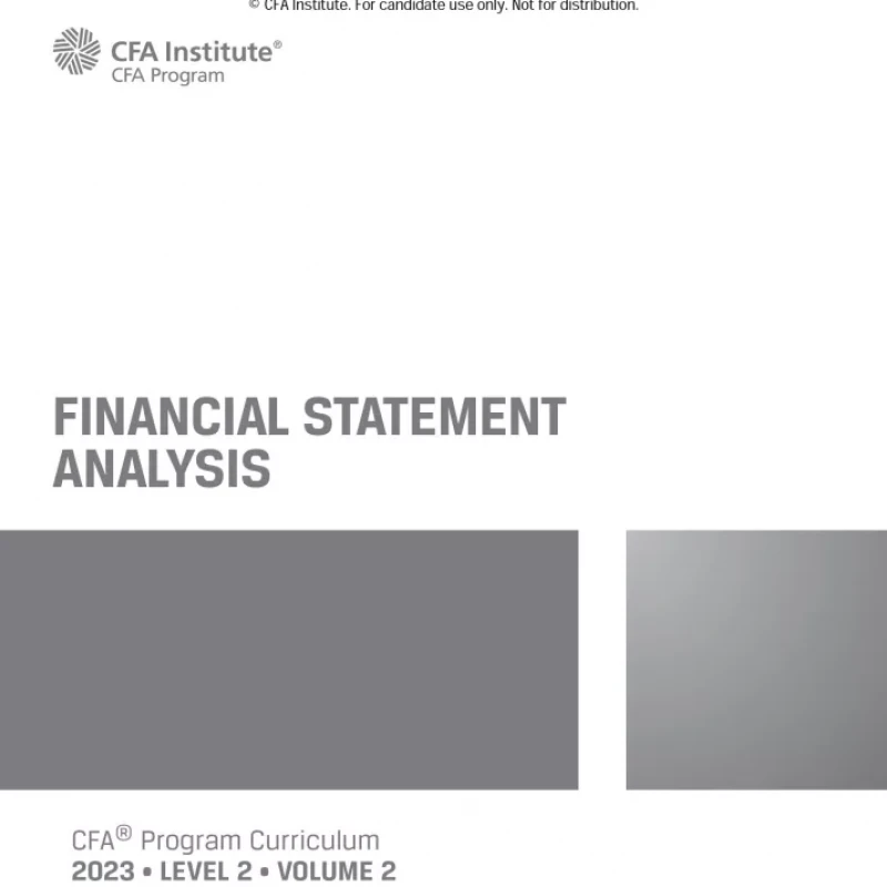 2023 CFA© Program Curriculum Level II Volume 1-6