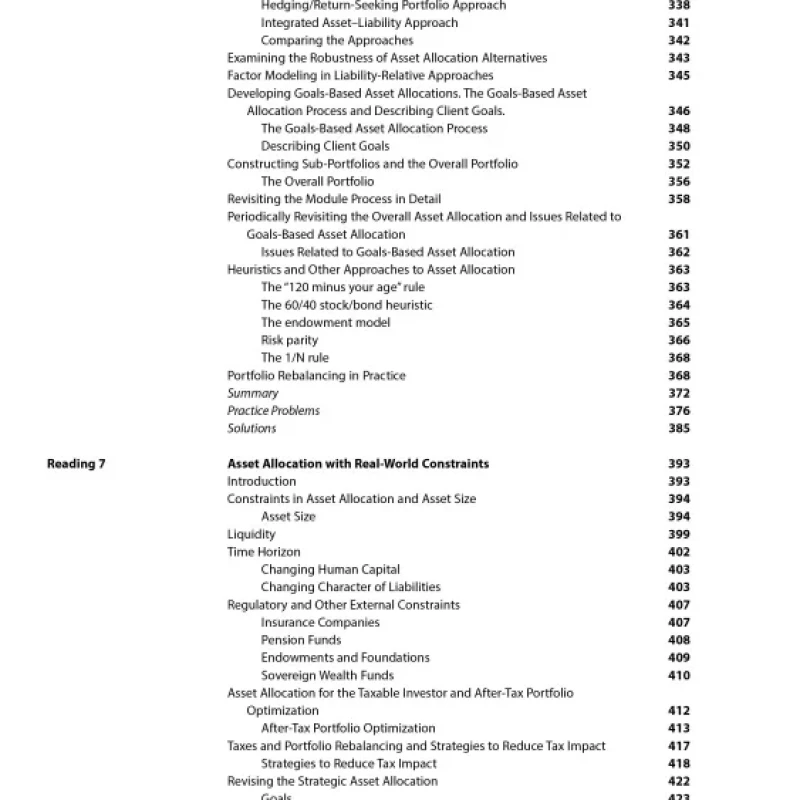 2023 CFA Program Curriculum Level III volum 1-6