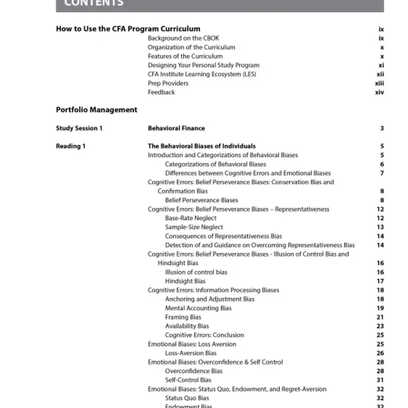 2023 CFA Program Curriculum Level III volum 1-6