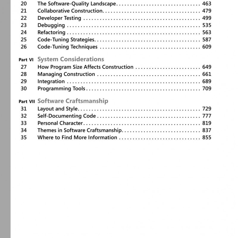 Code Complete A Practical Handbook of Software Construction