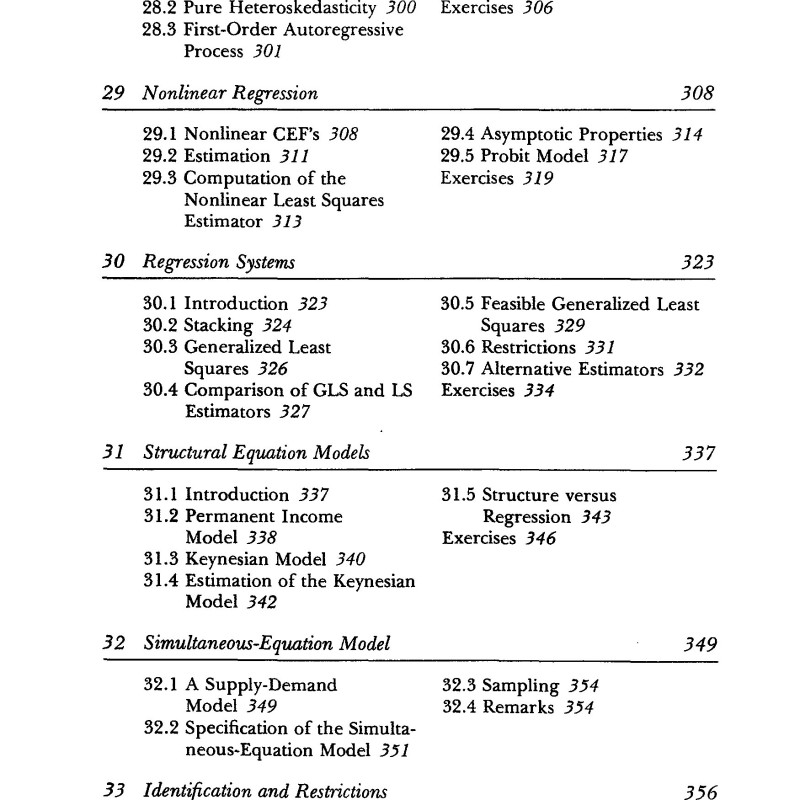 A Course in Econometrics