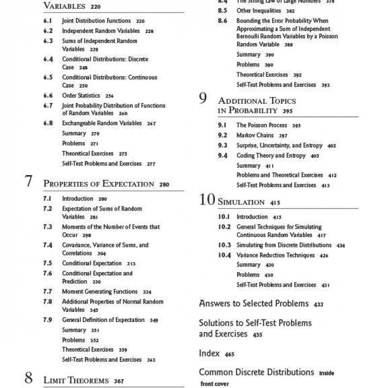 A First Course in Probability