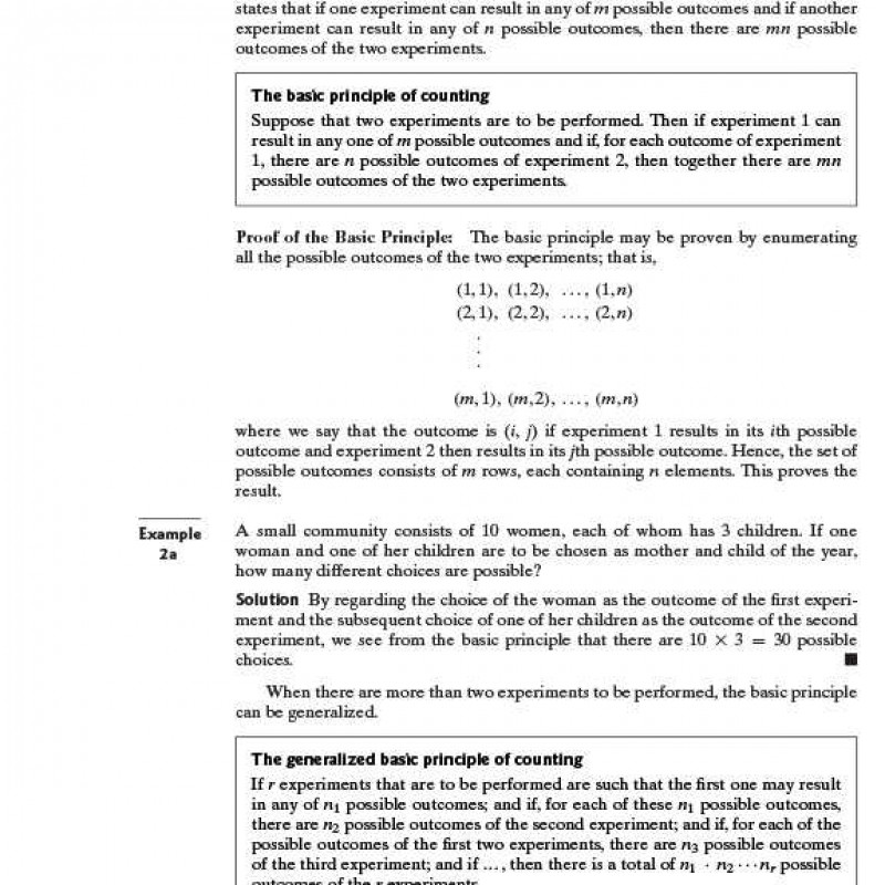 A First Course in Probability