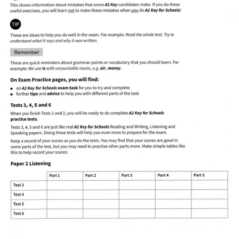 A2 KEY FOR SCHOOL TRAINER 2020