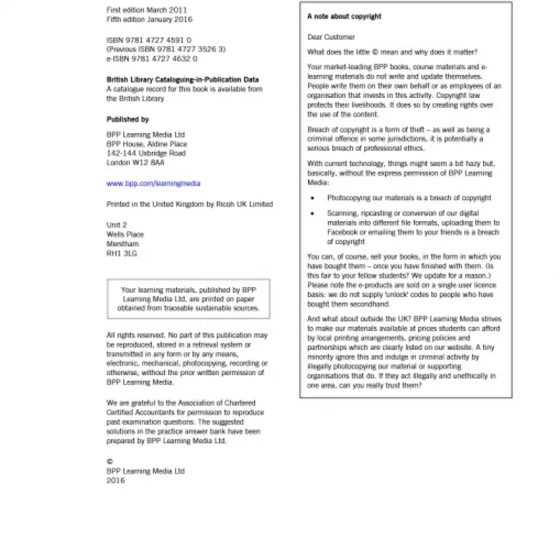 ACCA F2 - Management Accounting - Interactive Text
