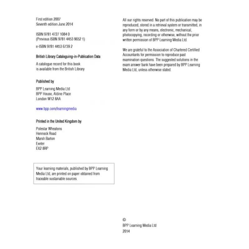 ACCA F9 Financial Management 2015 Study Text