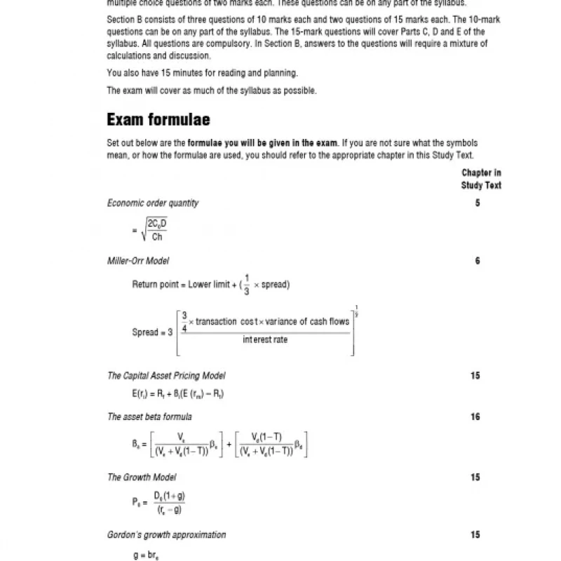 ACCA F9 Financial Management 2015 Study Text