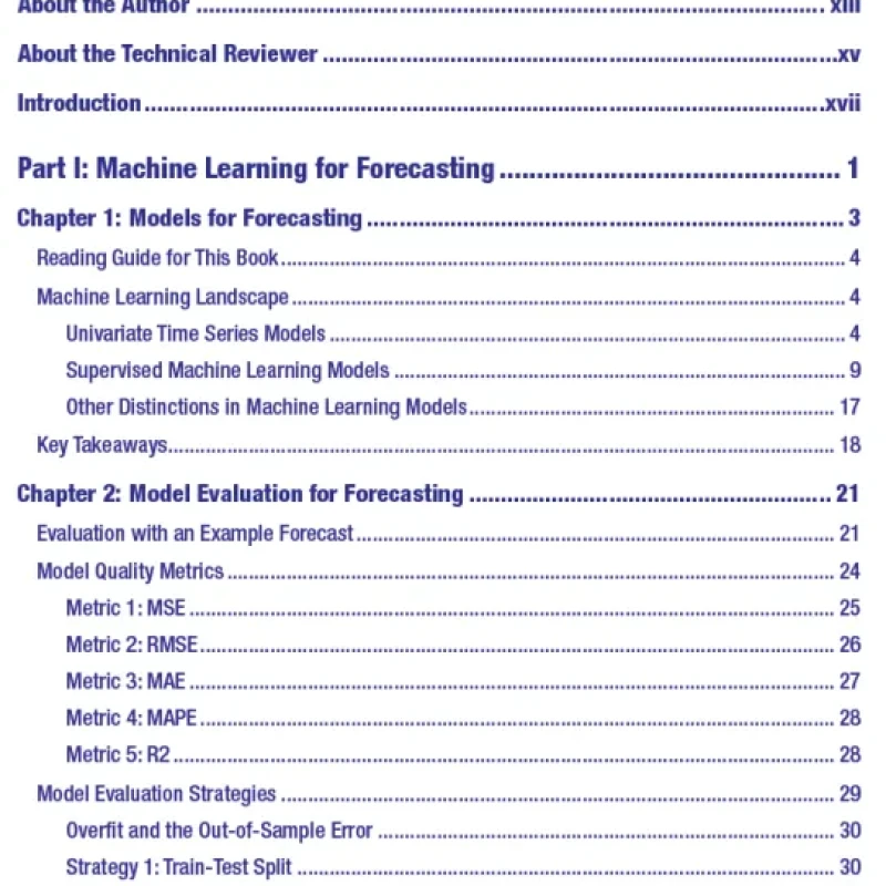 Advanced Forecasting with Python - Hanoi Bookstore