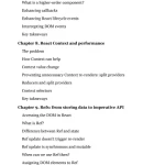 Advanced React deep dives, investigations, performance patterns and techniques