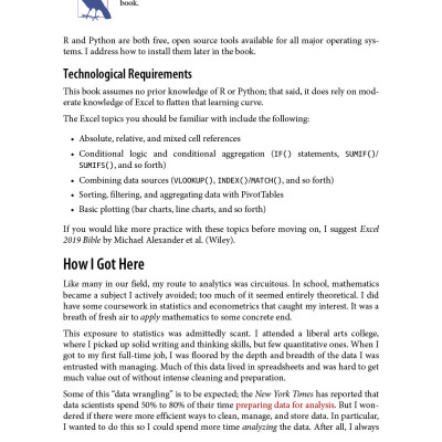 Advancing into Analytics