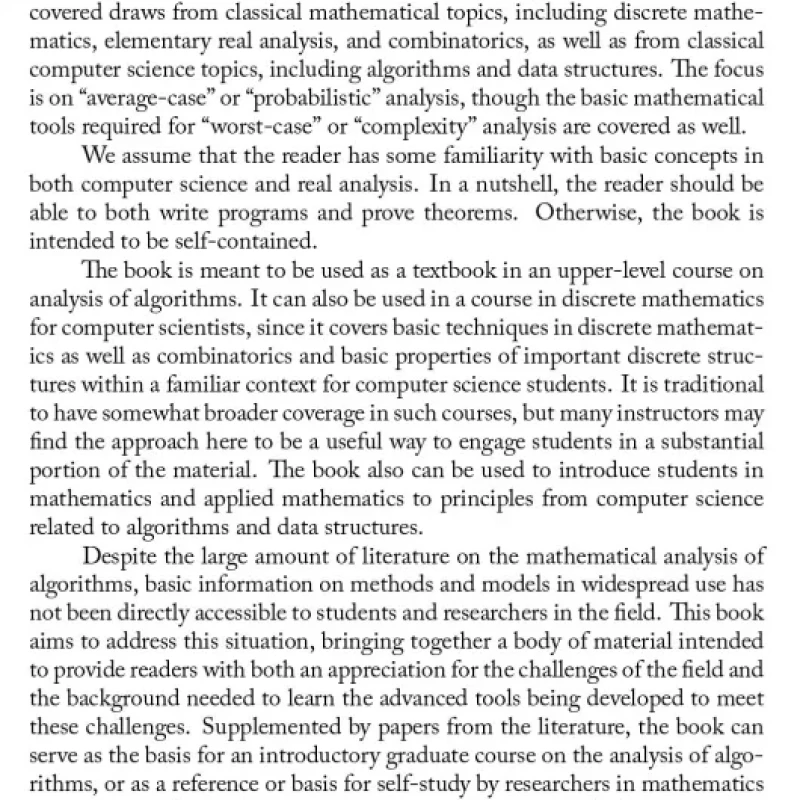 An Introduction to the Analysis of Algorithms