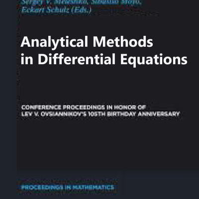 Sách Analytical Methods in Differential Equations