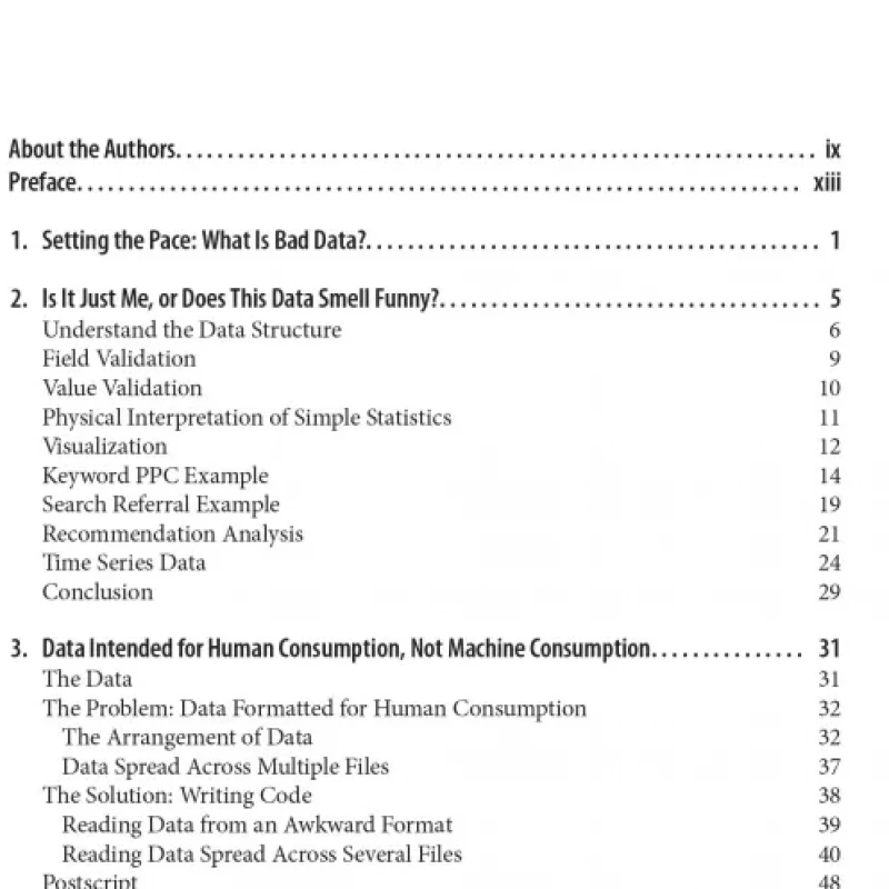 Bad Data Handbook ( sách tiếng anh)