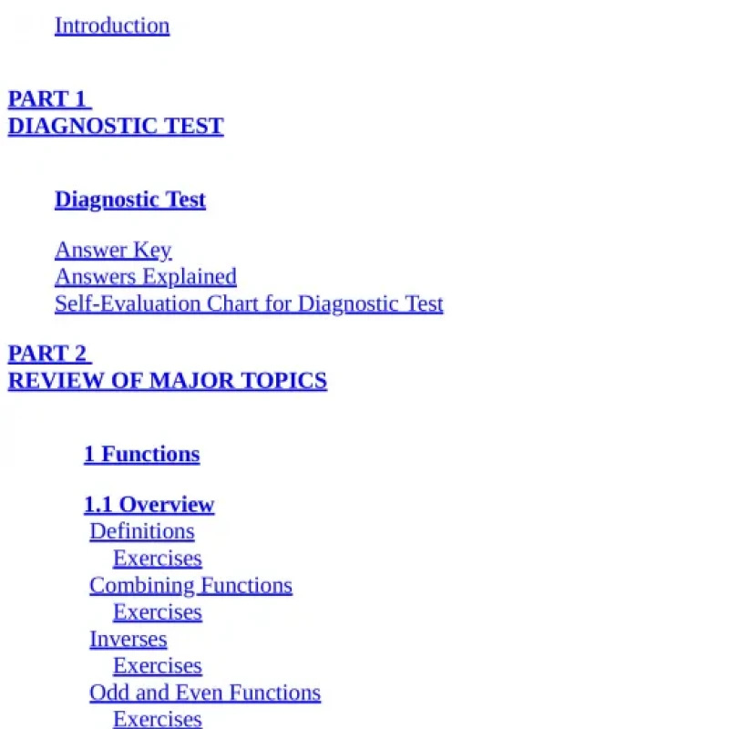 Barrons SAT Subject Test Math Level 2