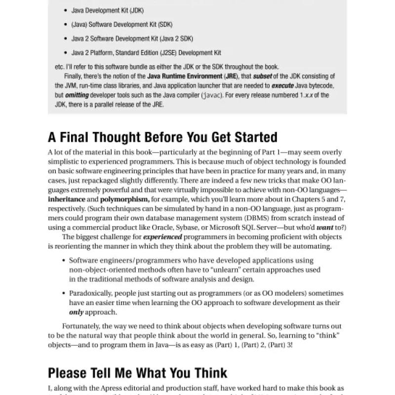 Beginning Java Objects