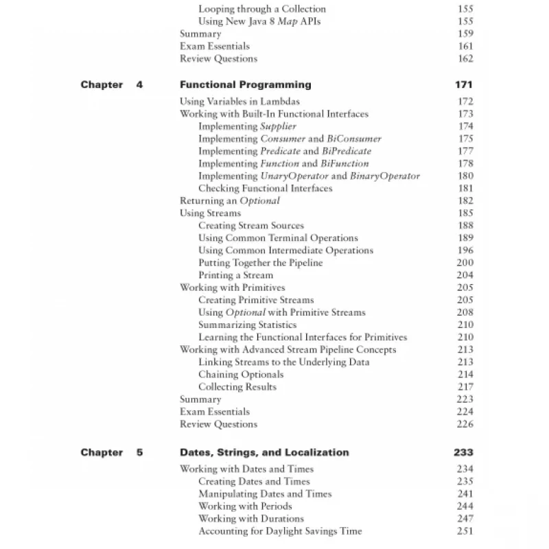 BIA OCP Oracle Certified Professional Java Se 8 Programmer II Study Guide Exam 1Z0-809