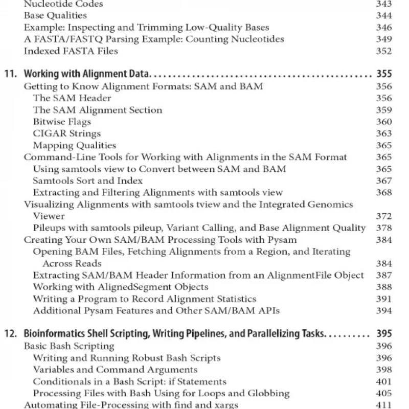 Bioinformatics Data Skills