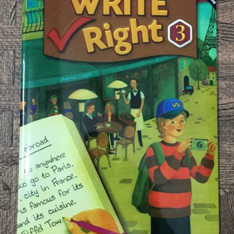 Bộ Sách 3 quyển Write Right 1,2,3 ( in màu)