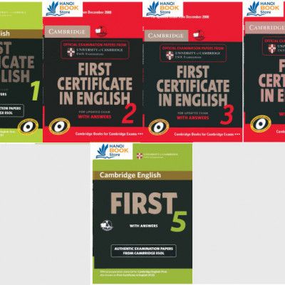 Bộ Sách FCE Cambridge First Certificate In English (Sách đen trắng)
