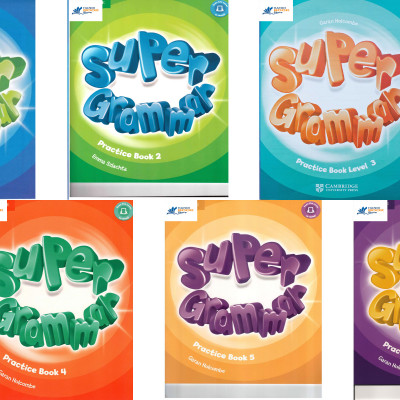 Super grammar level 1-6 (Sách màu)