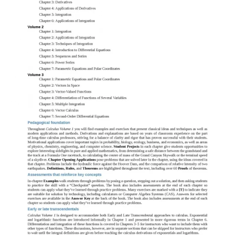 Calculus Volume 1 ( den trang )