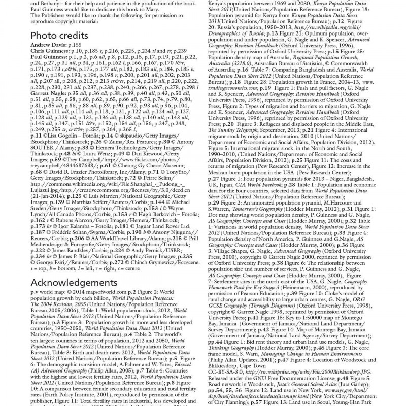 Cambridge IGCSE Geography