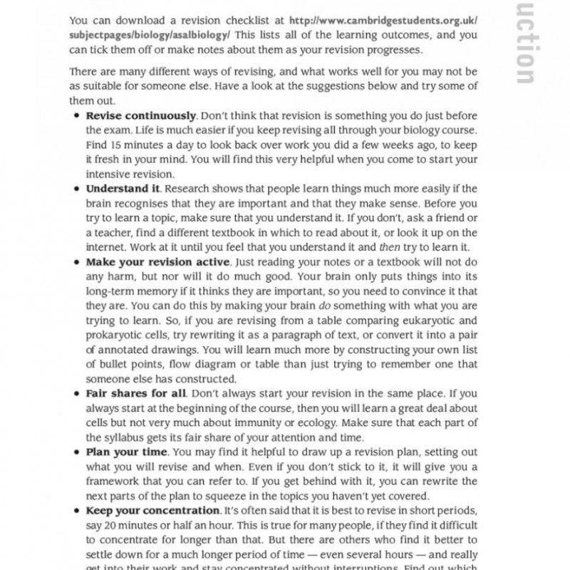 Cambridge International AAS-Lеvеl Biology Revision Guide