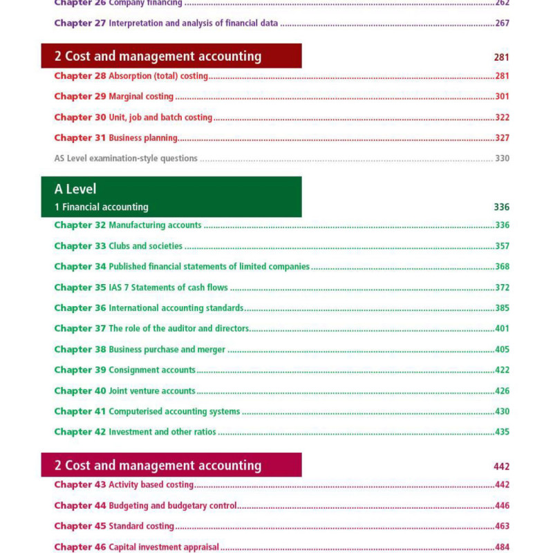 Cambridge International AS and A Level Accounting