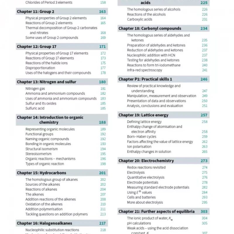 Cambridge International AS and A Level Chemistry Coursebook [ màu ]