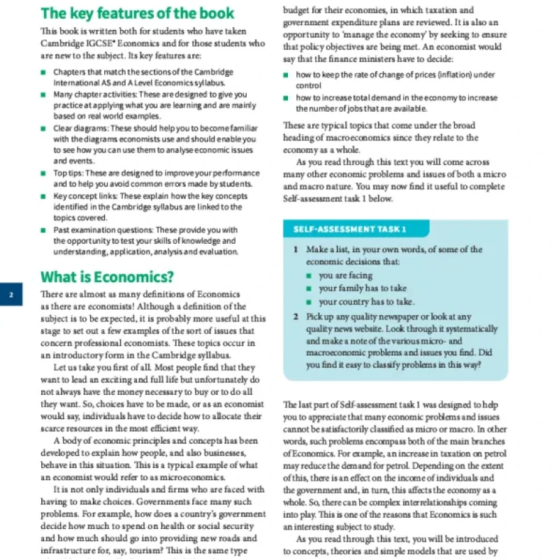 Cambridge International AS and A Level Economics Coursebook