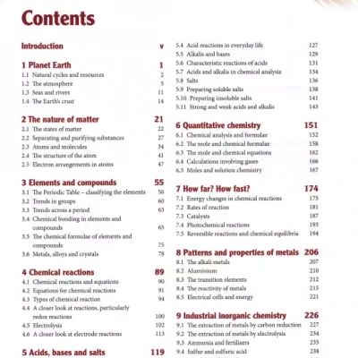 Chemistry Coursebook Fourth edition