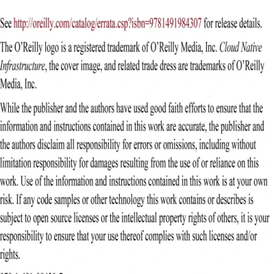 Cloud Native Infrastructure