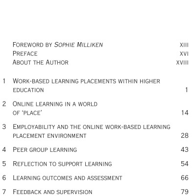 Sách Constructing Online Work-Based Learning Placements Approaches to Pedagogy