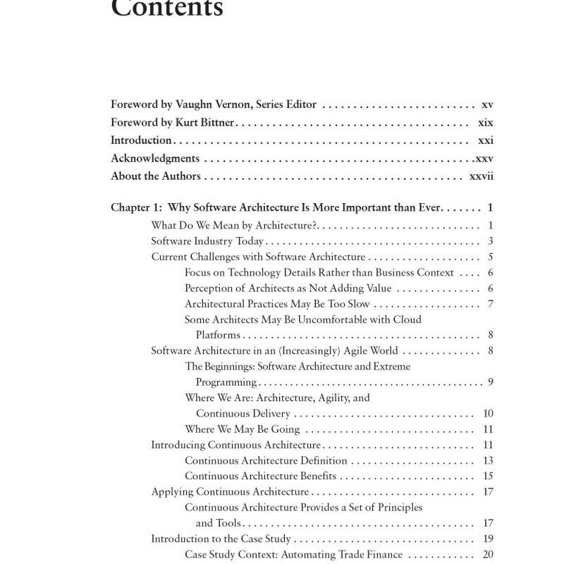 Continuous Architecture in Practice