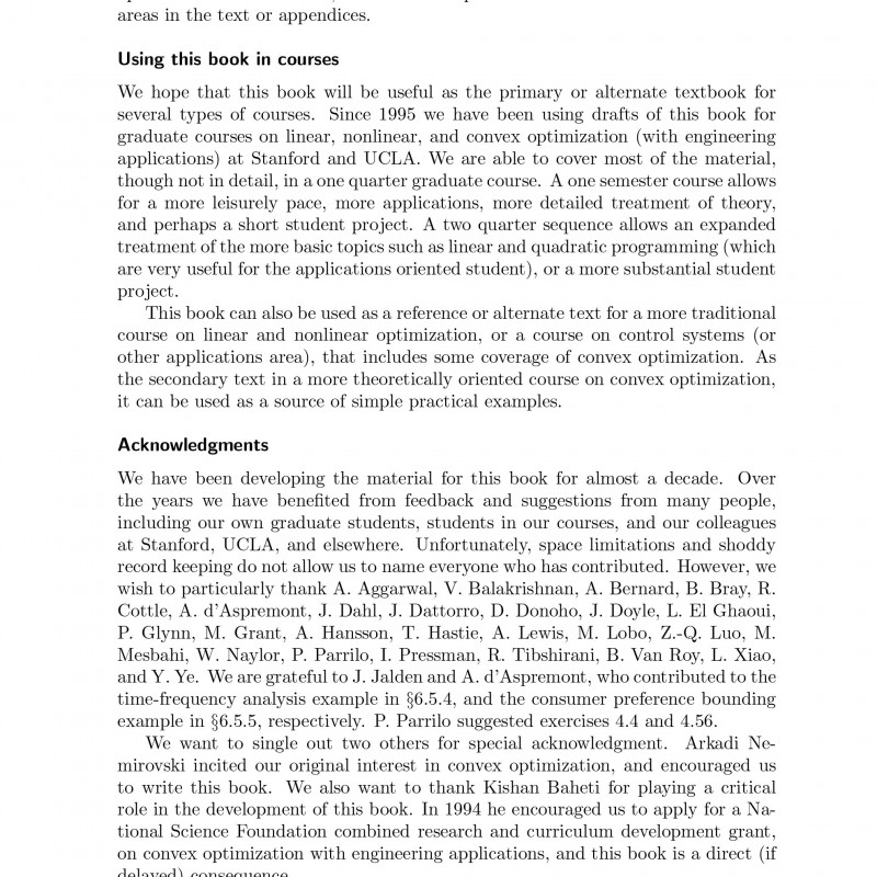 Convex Optimization
