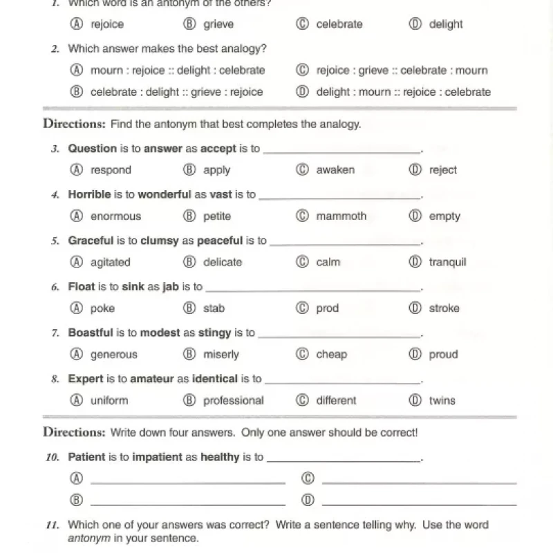 ANALOGY FOR CRITICAL THINKING GRADE 6 (Sách đen trắng)