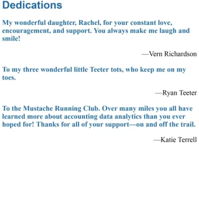 Data Analytics for Accounting. Third Edition