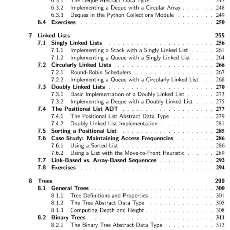 Data Structures and Algorithms in Python