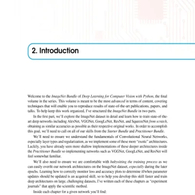 Deep Learning for Computer Vision with Python, Volume 3