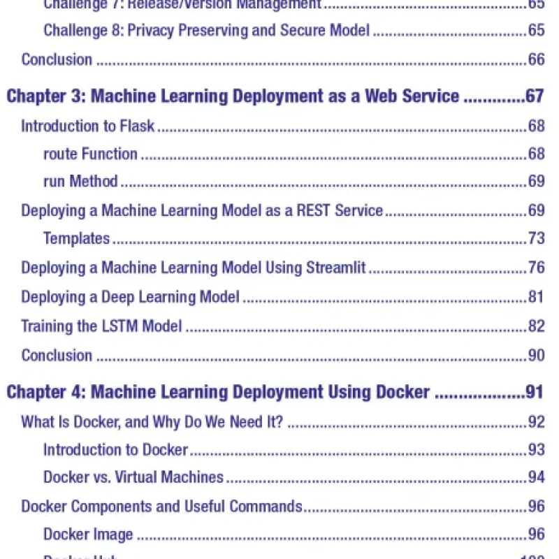 Deploy Machine Learning Models to Production