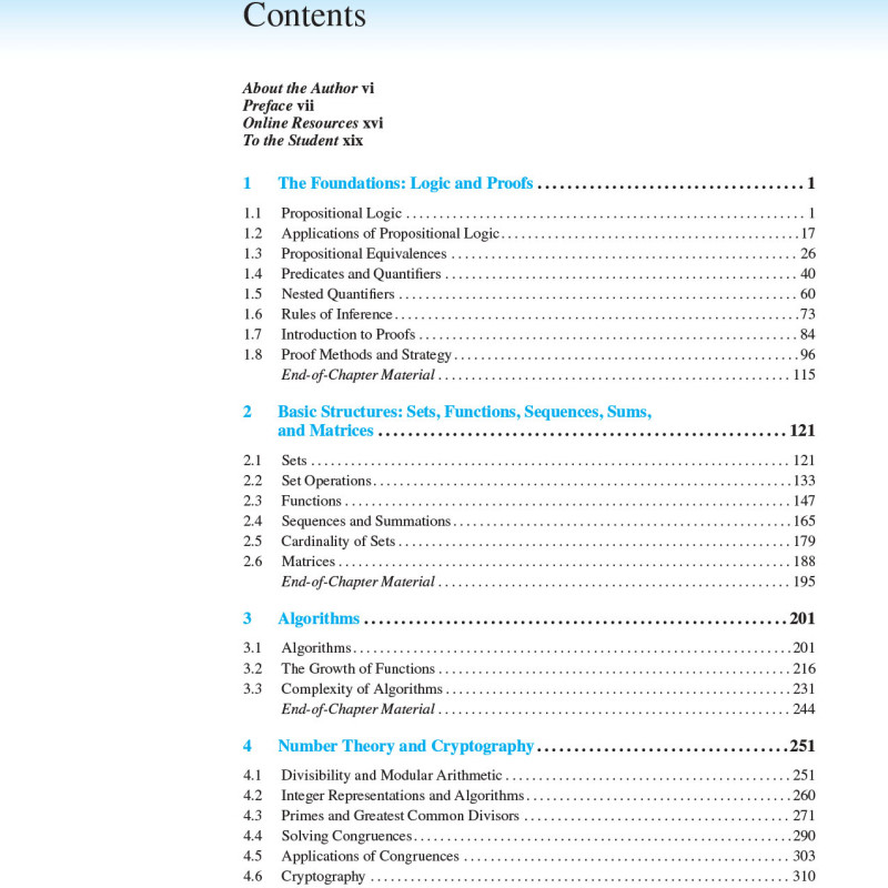 Discrete Mathematics and Its Applications