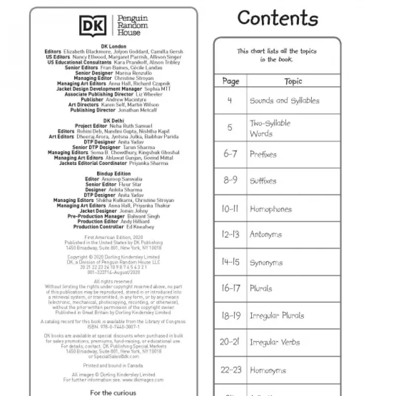 DK Workbooks Language Arts, Math and Science, Grade 2 ( sách đen trắng )