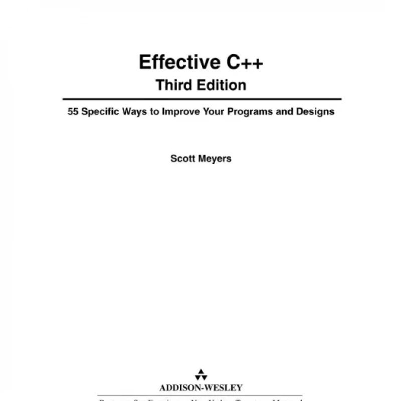 Effective C++ Third Edition