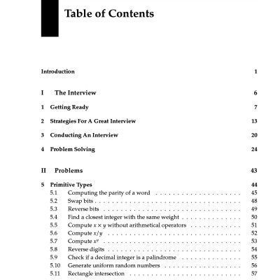 Elements of Programming Interviews