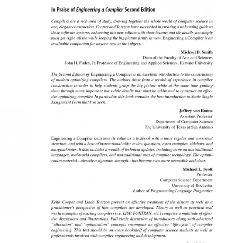 Engineering a Compiler