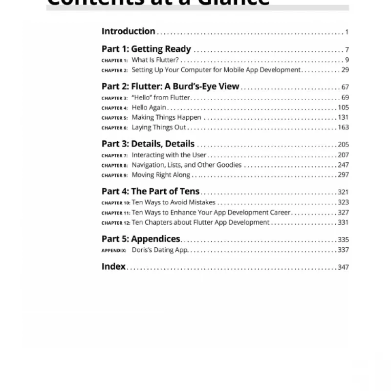 Flutter For Dummies