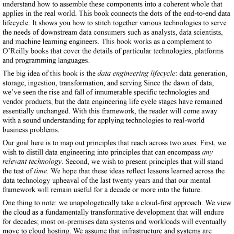 Fundamentals of Data Engineering Plan and Build Robust Data Systems