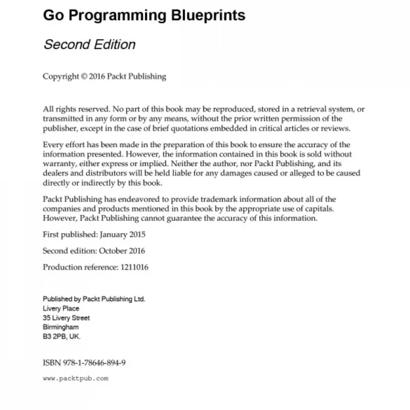 Go Programming Blueprints