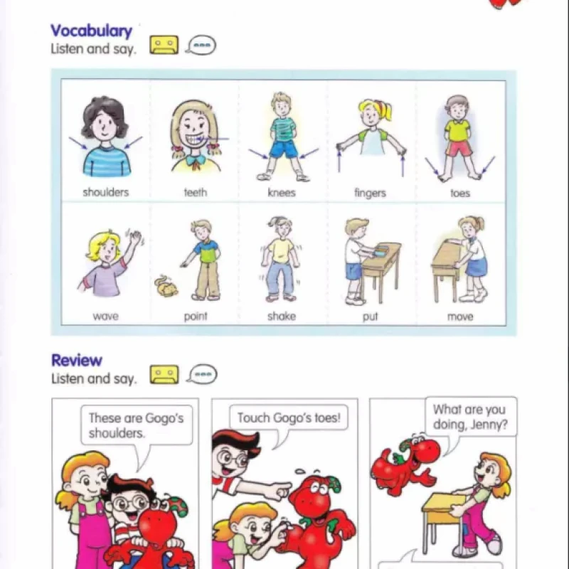 Gogo love English 4 Student book - Work book (Sách màu)