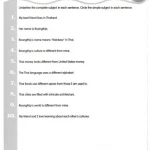 Grammar and Punctuation, Grade 6